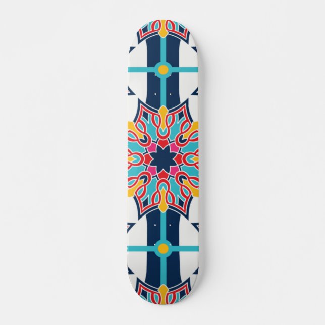 Nahtlose islamische Kunst Skateboard (Vorne)
