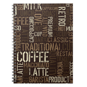 Nahtlose Kaffeemaschine Notizblock