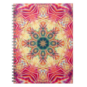 Nahtlose Kaleidoskop farbige Textur. Illustrati Notizblock