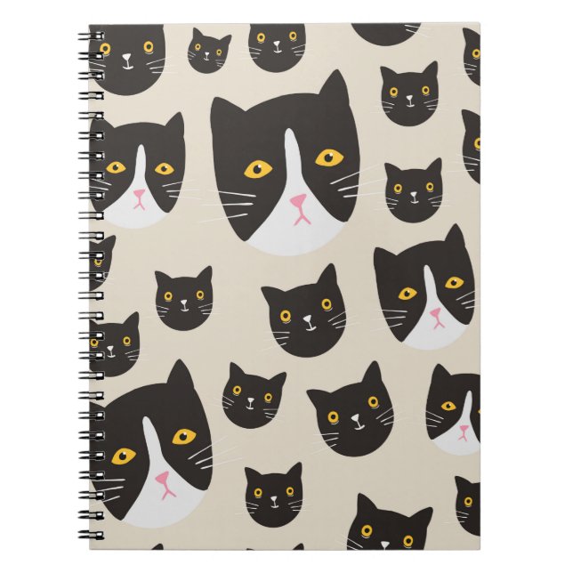 Nahtlose Katze Notizblock (Vorderseite)