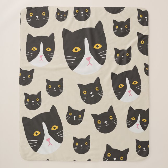 Nahtlose Katze Sherpadecke (Vorderseite)