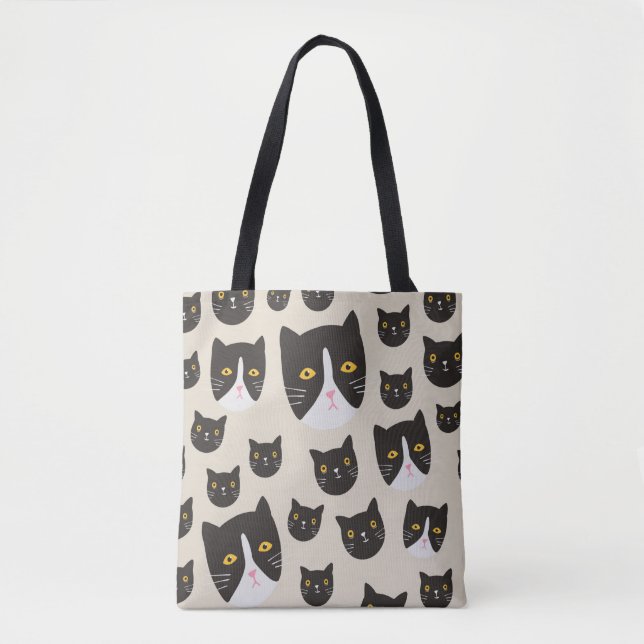 Nahtlose Katze Tasche (Vorderseite)