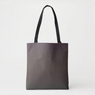 Nahtlose Konfetti-Kreise braune Schokolade Cacao p Tasche
