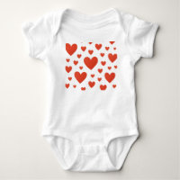 Nahtlose Liebe Herzdrucken für Babykleidung