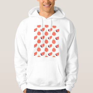 Nahtlose lila Feige: farbiges Muster Hoodie