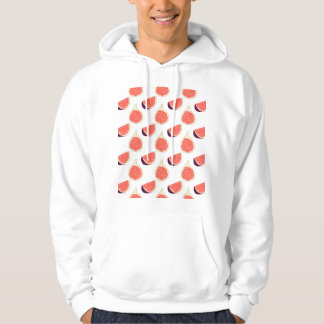 Nahtlose lila Feige: farbiges Muster Hoodie