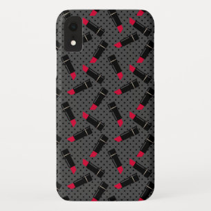 Nahtlose Lippenstift-Lippendesign-Muster Schönheit Case-Mate iPhone Hülle