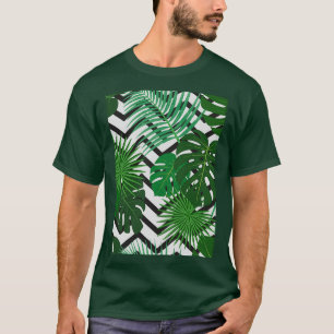Nahtlose Muster exotische Dschungel tropische Palm T-Shirt
