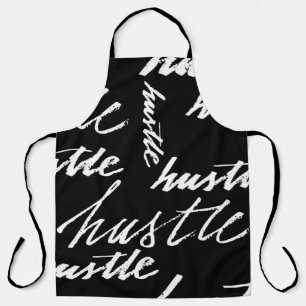 Nahtlose Muster hustvolle Text-Grunge Musik Handsc Schürze