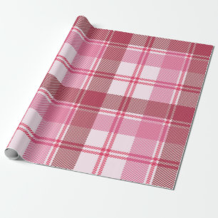 Nahtlose Muster kariert rosa Pastellfarben. Quadra Geschenkpapier