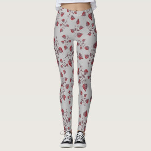 Nahtlose Muster-Konstruktion aus Blumenmuster. Leggings