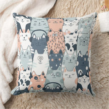 Nahtlose Muster Niedliche Katzen