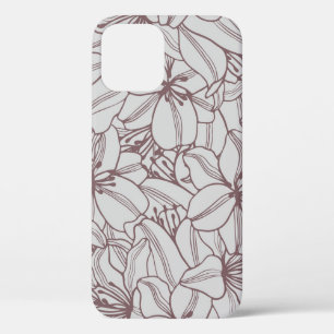 Nahtlose Muster von Lilien Blume Vintag. Hand d Case-Mate iPhone Hülle