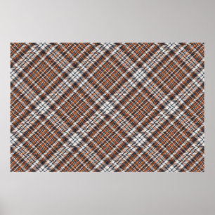 Nahtlose Muster von schottischen Tartan kariert. W Poster