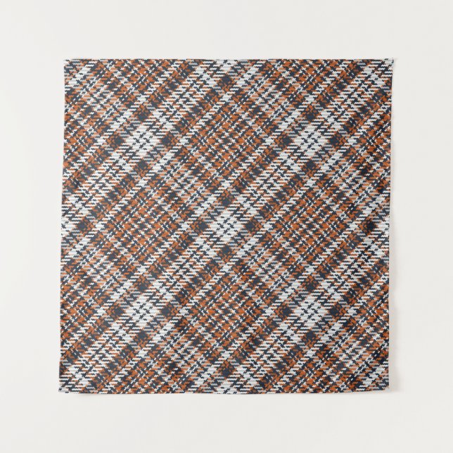 Nahtlose Muster von schottischen Tartan kariert. W Wandteppich (Vorderseite)