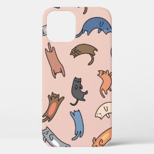 Nahtlose Musterdoodle-Katzen, Abbildung Case-Mate iPhone Hülle
