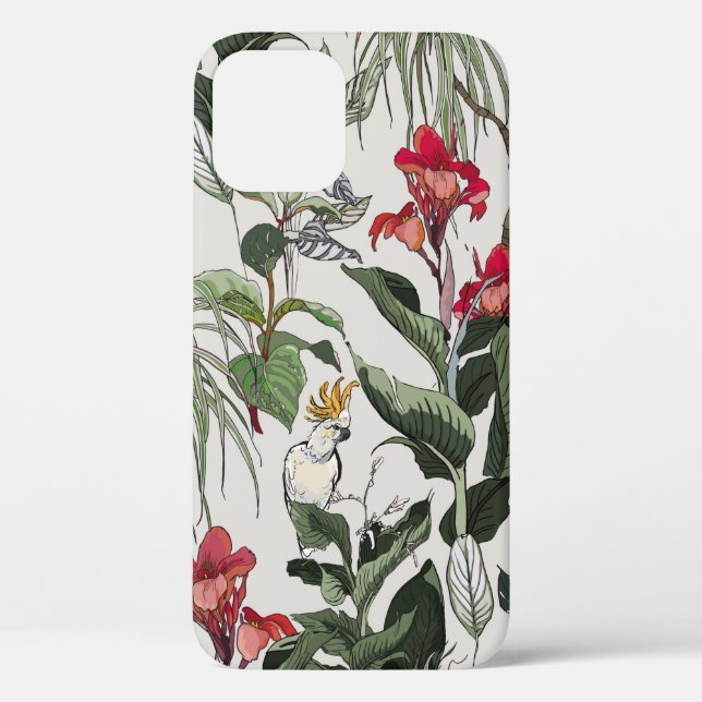 Nahtlose Musterhandzeichnung botanische Illustrati Case-Mate iPhone Hülle (Rückseite)