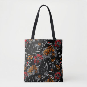 Nahtlose niedliche kleine Blume Blumenmuster schwa Tasche