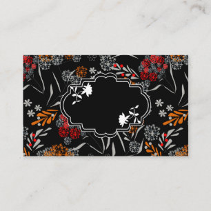 Nahtlose niedliche kleine Blume Blumenmuster schwa Visitenkarte