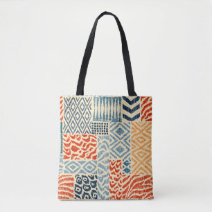 Nahtlose Patchwork-Muster. Eine Sammlung von Hand- Tasche
