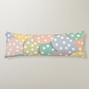 Nahtlose Polka Dot Muster in Pastellfarben Seitenschläferkissen