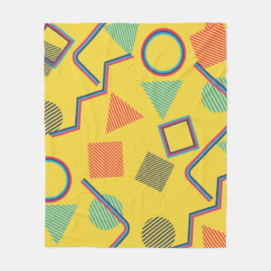 Nahtlose Pop Art Muster. Abstrakte Textur Fleecedecke