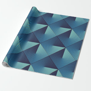 Nahtlose Pop-Kunstmuster von ausgekleideten Rhombu Geschenkpapier