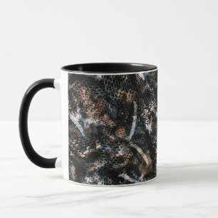 Nahtlose Schlange Reptil Eidechsenleder Tasse