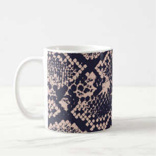 Nahtlose Schlangenschlange, nahtlos, Haut, p Kaffeetasse