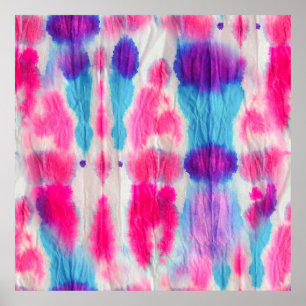 Nahtlose schmutzige Kunst. Helle Farben. Contem Poster