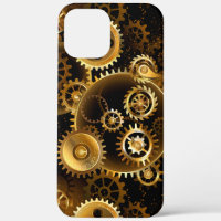 Nahtlose Steampunk-Messinggeräte