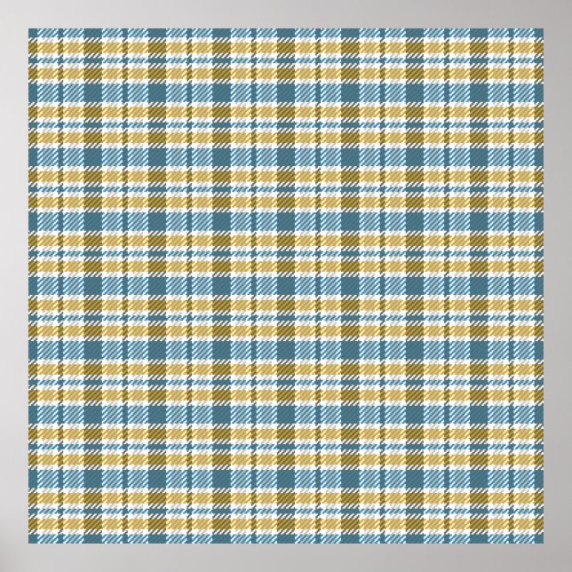 Nahtlose Tartan, kariertes Muster. Hintergrund. Vi Poster (Vorne)
