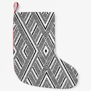 Nahtlose Textur mit schrägen weißen Streifen. Seam Kleiner Weihnachtsstrumpf