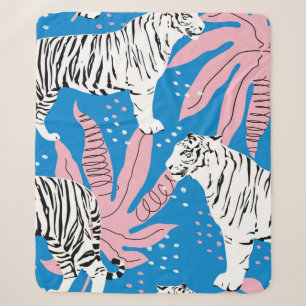 Nahtlose Tiger-Muster, Hintergrund wild lebender T Sherpadecke