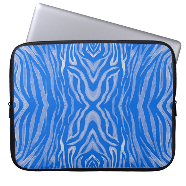 Nahtlose Tigerhautmuster Laptopschutzhülle (Vorderseite)