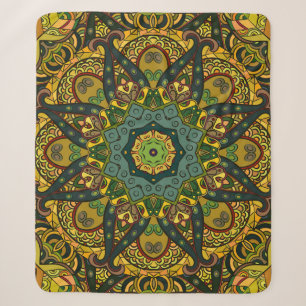 Nahtlose tracery Kachel-Design. Ethnischer Name Sherpadecke