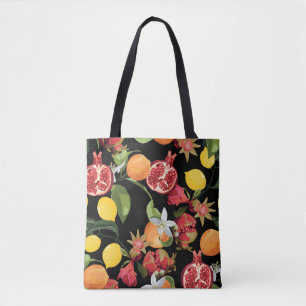 Nahtlose tropische Früchte Muster. Exotisches Back Tasche