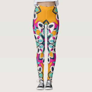 Nahtlose türkische Farbgebung Niedlich Leggings