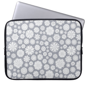 Nahtlose Vintage Blumenmuster, Frühjahr/Sommer ba Laptopschutzhülle
