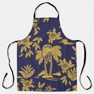 Nahtlose Vintage Designs mit Hawaii, trop Schürze