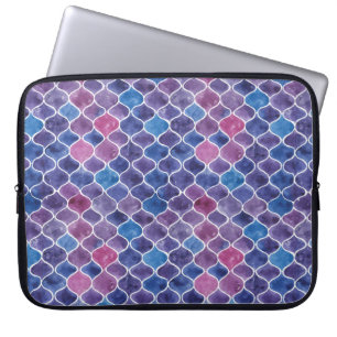 Nahtlose Violette Laptopschutzhülle