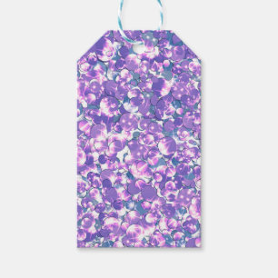 Nahtlose violette lila Silberglatter-Glitzern gl Geschenkanhänger