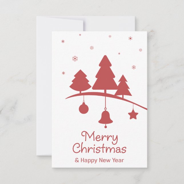 Nahtlose Weihnachtsillustrierung. Karte (Vorderseite)