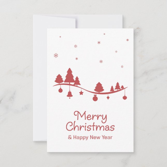 Nahtlose Weihnachtssaison Illustration. Karte (Vorderseite)