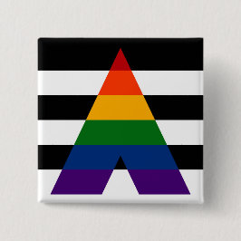 Nahtlose Wiederholung des LGBT-Alily-Pride-Flag-Mu Button