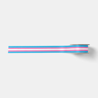 Nahtlose Wiederholung des transgender-Pride-Flag-M Satinband
