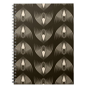 Nahtlose Ziermuster. mehrfarbiges Monochrom  Notizblock