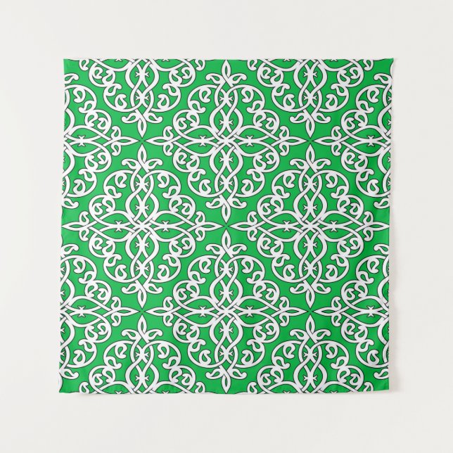 Nahtlose Ziermuster  Wandteppich (Vorderseite)