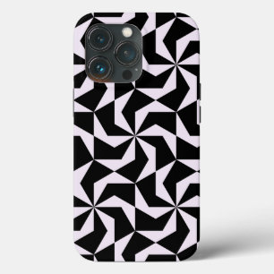 Nahtloser Abstrakter geometrischer Hexagon in Schw Case-Mate iPhone Hülle