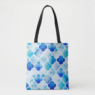 Nahtloser Aquarellhintergrund. Schöne Handtrommel Tasche
